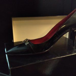 Cesare Paciotti - black patent pumps